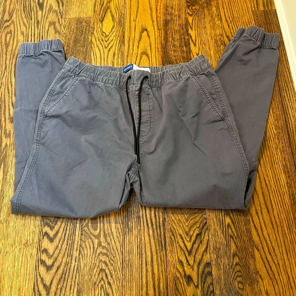 Old Navy mens blue/gray joggers size large